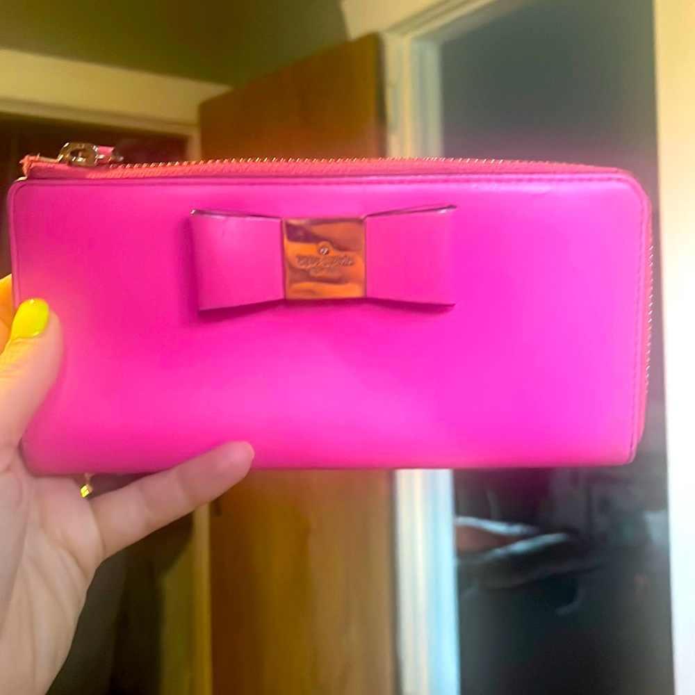 Hot Pink Kate Spade Wallet.